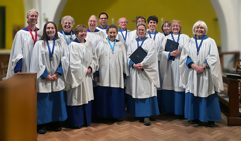 Photograph of choir members